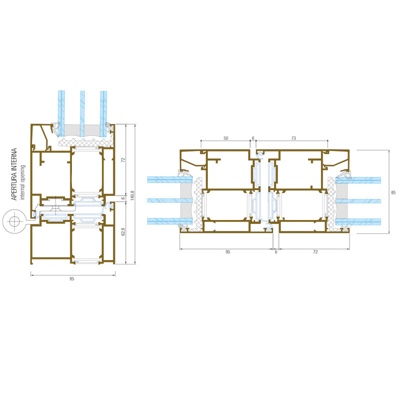 TK85 HD L Doors Series Excelsior